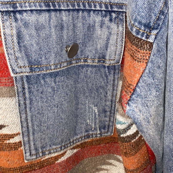 Aztec Denim Jacket - Picture 4 of 4